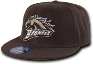 WMU Western Michigan Broncos NCAA Fitted Flat Bill Baseball ...